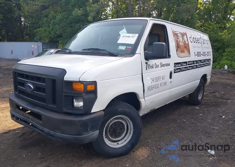 2011 Ford E-250 Commercial z USA, uszkodzony, nr VIN 1FTNE2EW8BDA71782